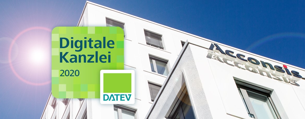 DATEV Digitale Kanzlei 2020 ACCONSIS Auszeichnung